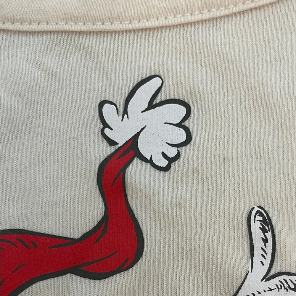 Old Navy Kids White Grinch Long Sleeve Tee - Picture 4 of 5